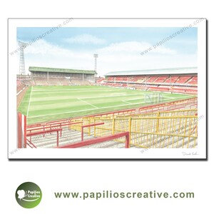 Sunderland AFC - Inside Roker Park - Fine Art Watercolour Limited Edition poster print