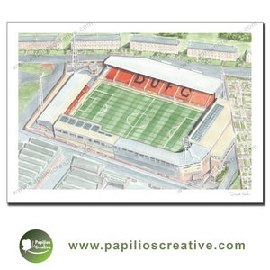 Dundee United - Tannadice Park - Fine Art Watercolour Limited Edition poster print
