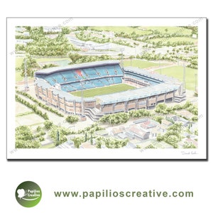 Loftus Versfeld Stadium - Pretoria - Fine Art Watercolour Limited Edition poster print