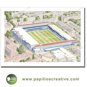Queens Park Rangers FC - Kiyan Prince Foundation Stadium   - Fine Art Watercolour Limited Edition poster print