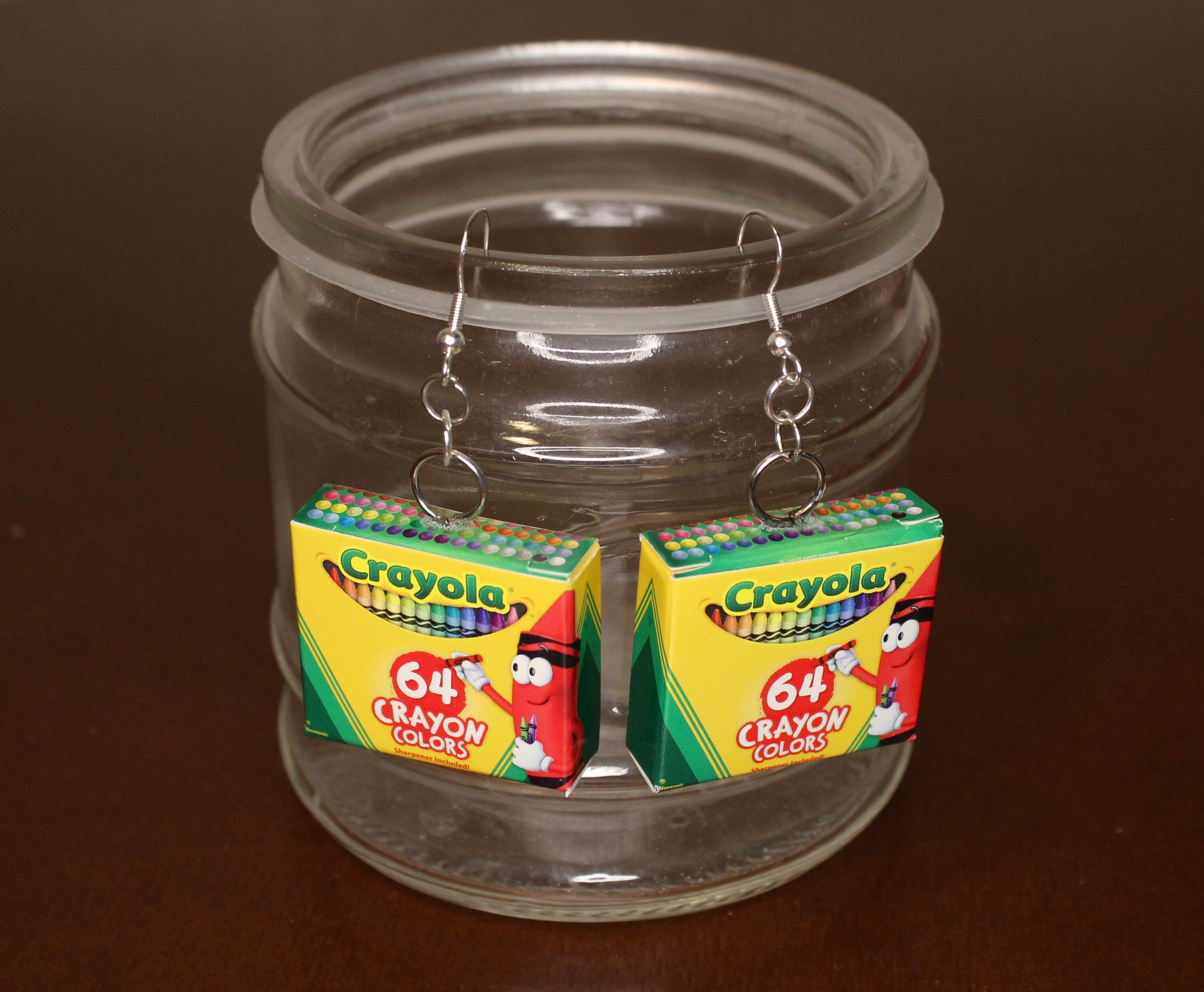 Crayola crayon earrings Etsy