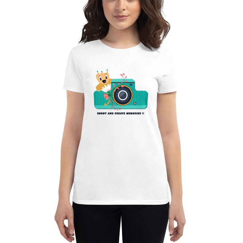 Women's camera tshirt Women's photography tshirt Etsy