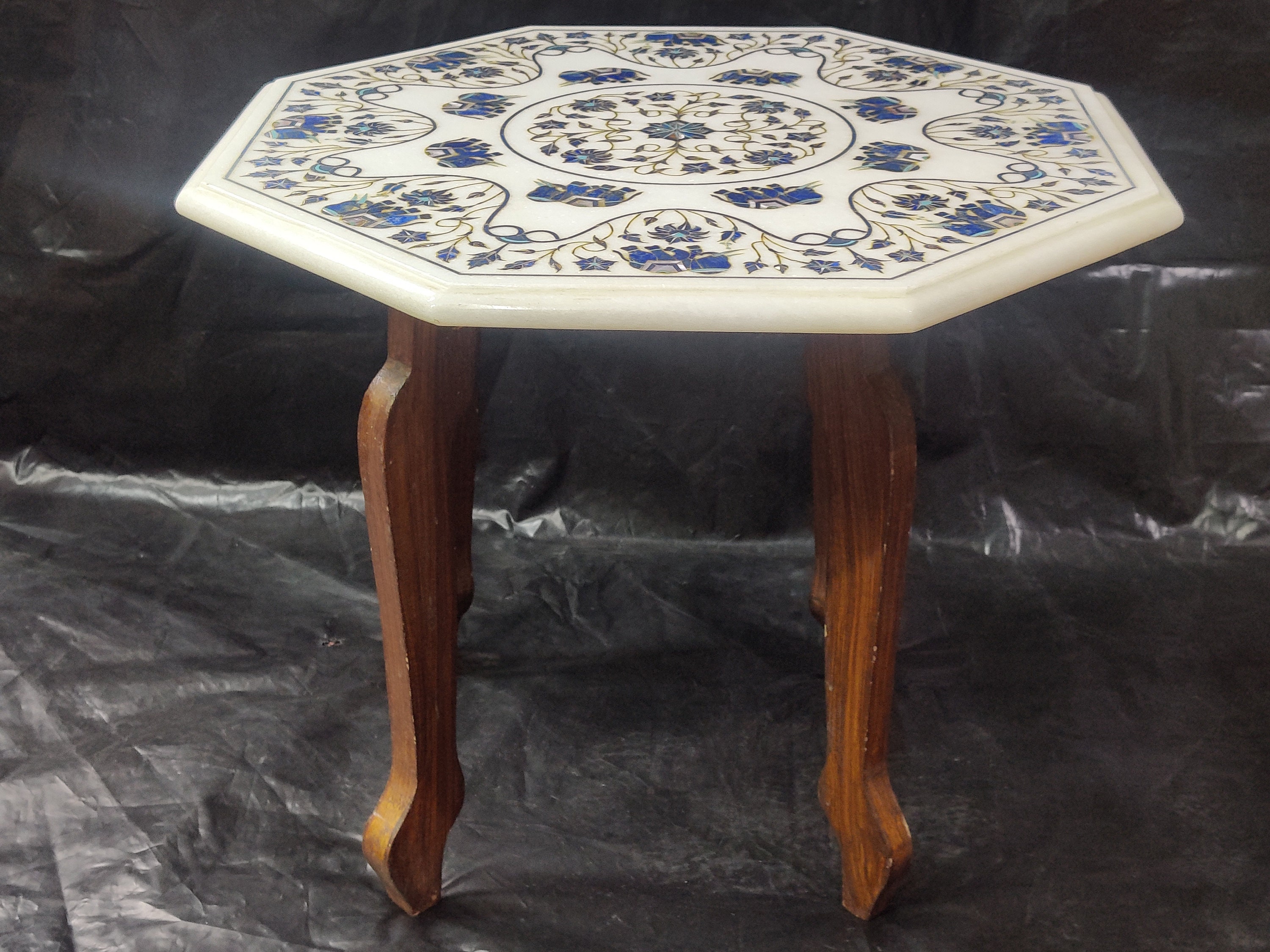 Elephants Design Marble Table Top Marble Inlay End Tables & Etsy