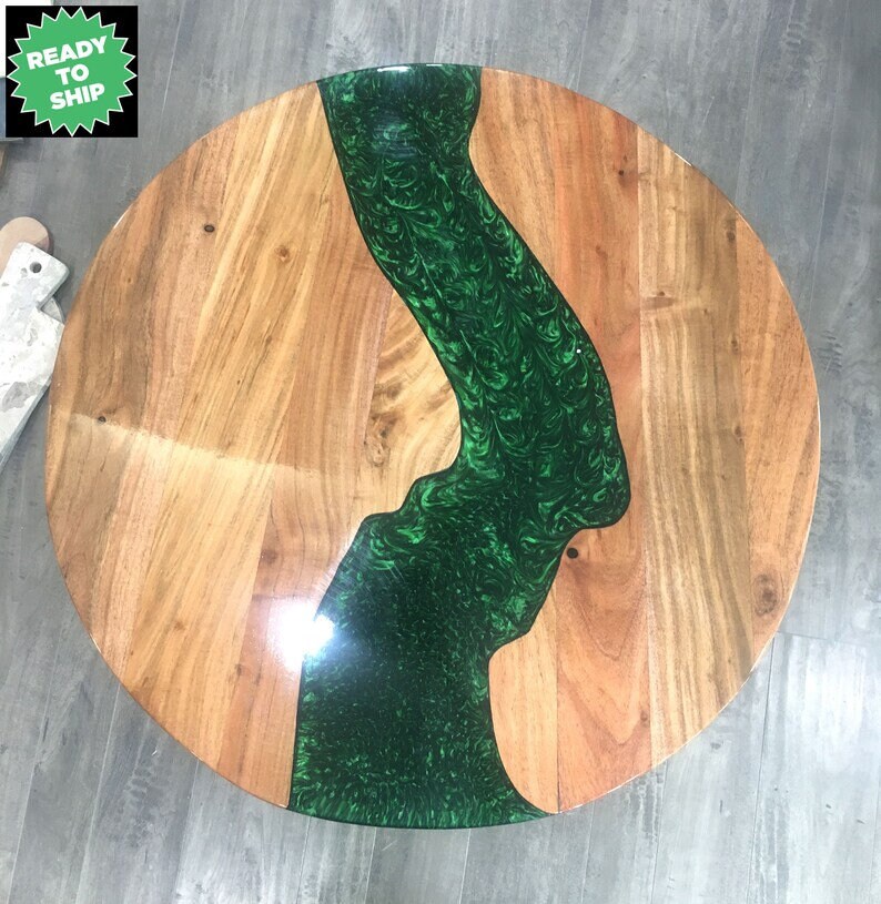 Plateau De Table En Époxy
