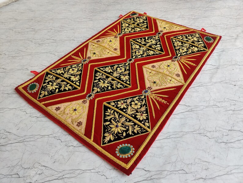 Hand Embroidered Silk Tapestry / Wall Hanging Art / Etsy