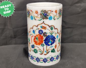 インド大理石　壺 インド大理石 壺 インド大理石 壺