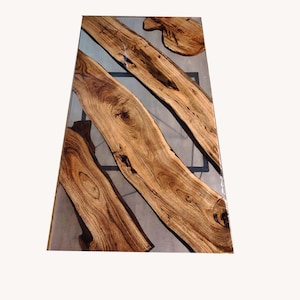 Epoxy Table, dining, sofa, center table top Live Edge Table ,Custom Order, Epoxy River Table, Natural Wood / wooden table with Iron stand