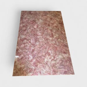 Pink Rose Quartz Dining Table Top: Agate Console Table, Living Room Decor