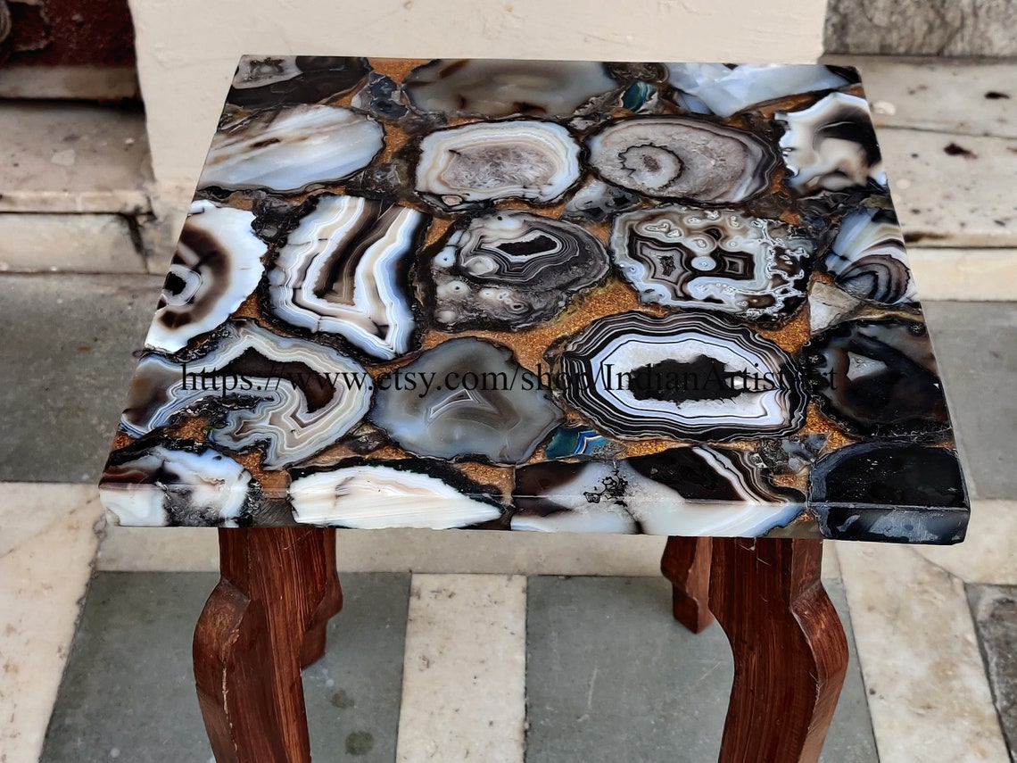 Agate Table Top for Living Room / Agate Tables and Agate Slabs Etsy UK