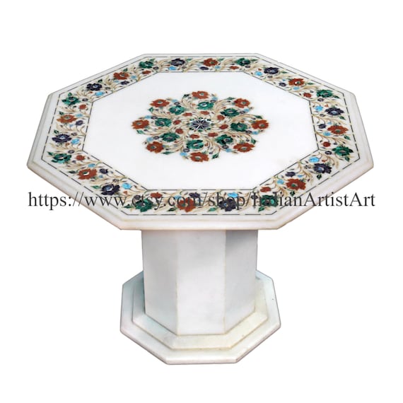 Buy 24 Coffee Table Top White Marble Coffee Table in 2feet X