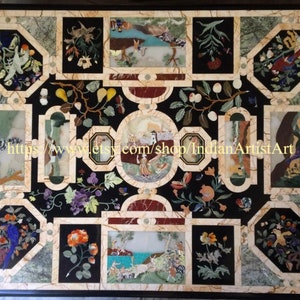 Antique Pietre Dure Marble Table Top: Italian Design, 16th Century