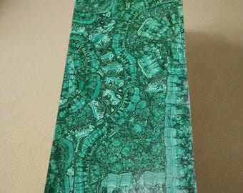 Malachite & Marble Inlay Table Top: Luxury Stone Console, Coffee, or Dining Table