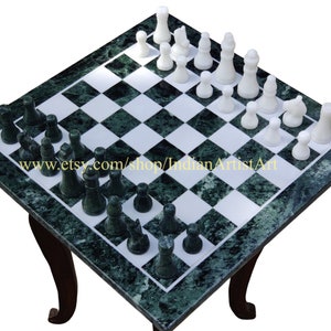 Faux Marble Chess Board 33-piece Set