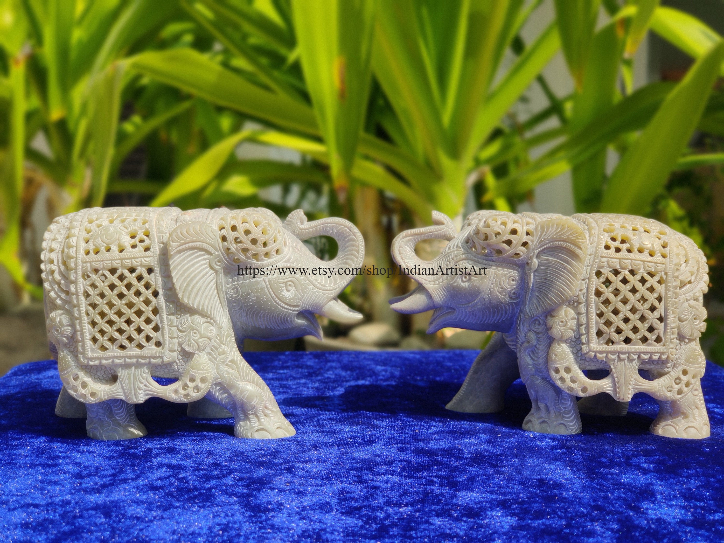 大理石　大理石の象　彫刻　インド　中国　美術品　神様　工芸品　置物　象 古美術 il_fullxfull.2936551785_q1im.jpg