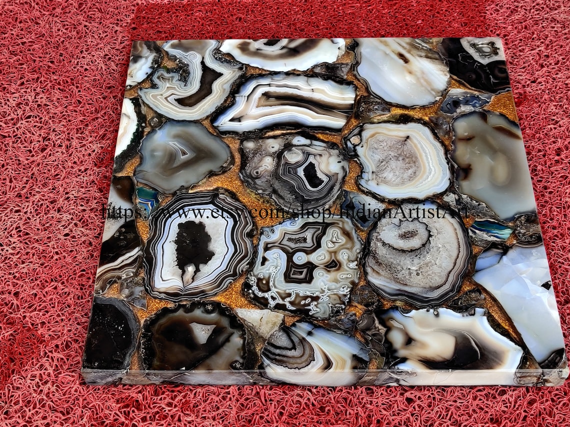 Agate Table Top for Living Room / Agate Tables and Agate Slabs Etsy UK