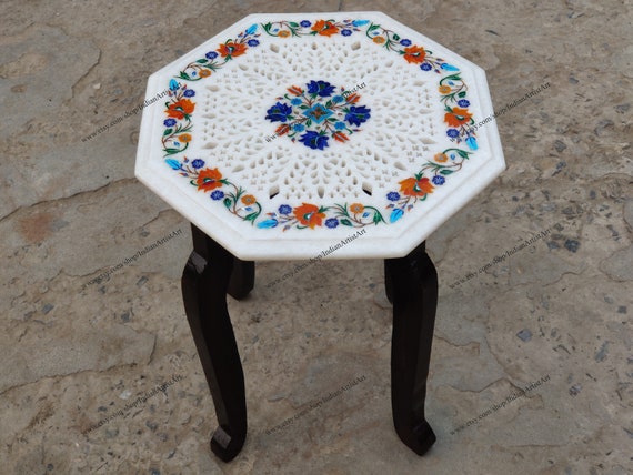White lattice 2024 coffee table