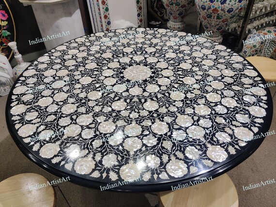 インド 大理石象嵌細工 ダイニングテーブル O様専用 タージマハール