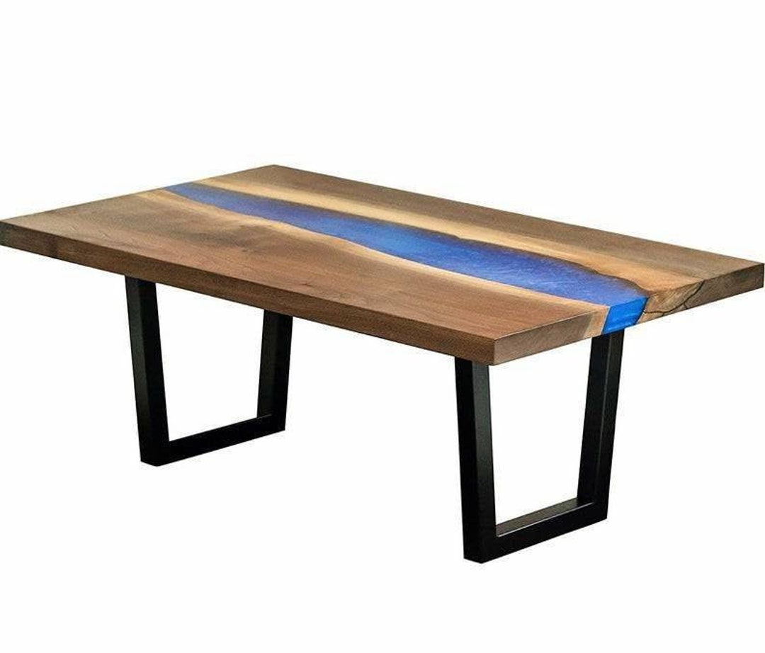 Wooden Epoxy Table Epoxy Dining Table Handmade Indian Etsy