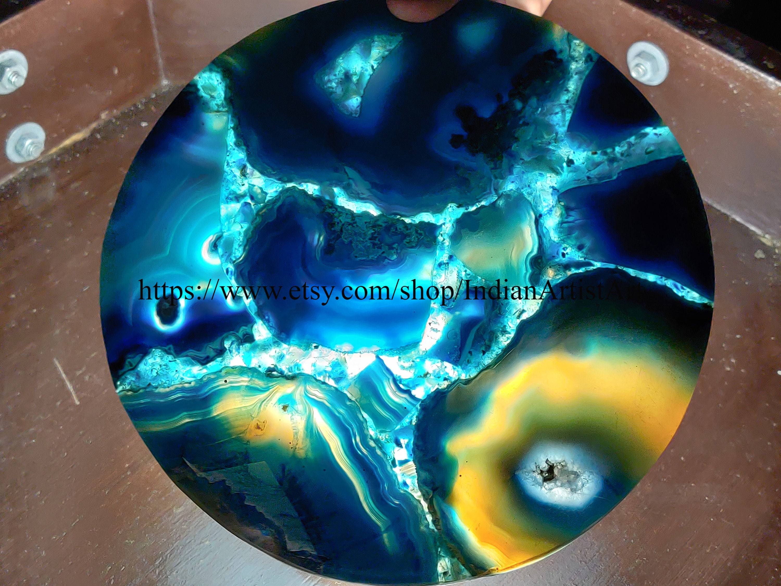 Agate Table Top for Living Room / Agate Tables and Agate Slabs Etsy UK