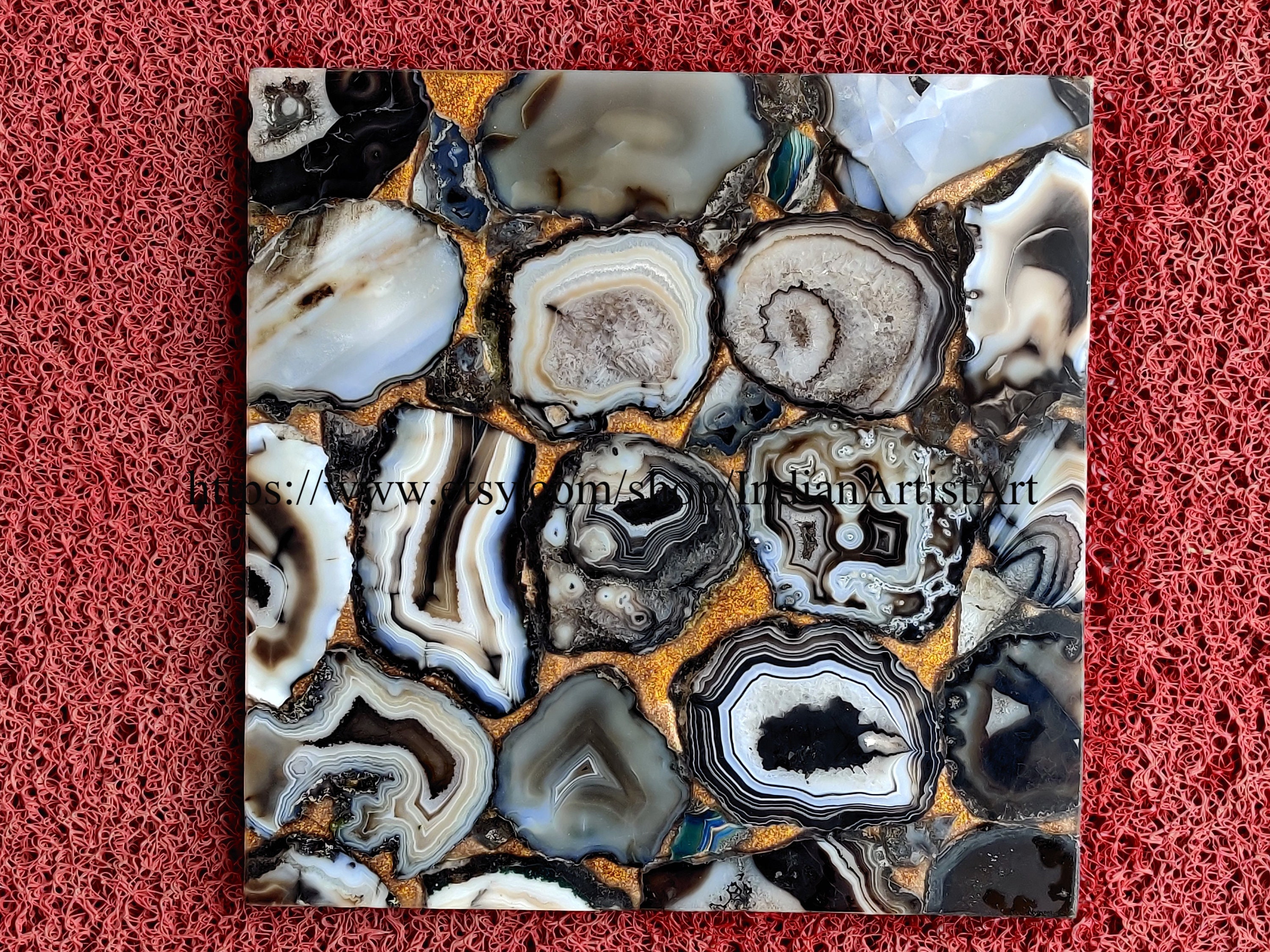 Agate Table Top for Living Room / Agate Tables and Agate Slabs Etsy UK