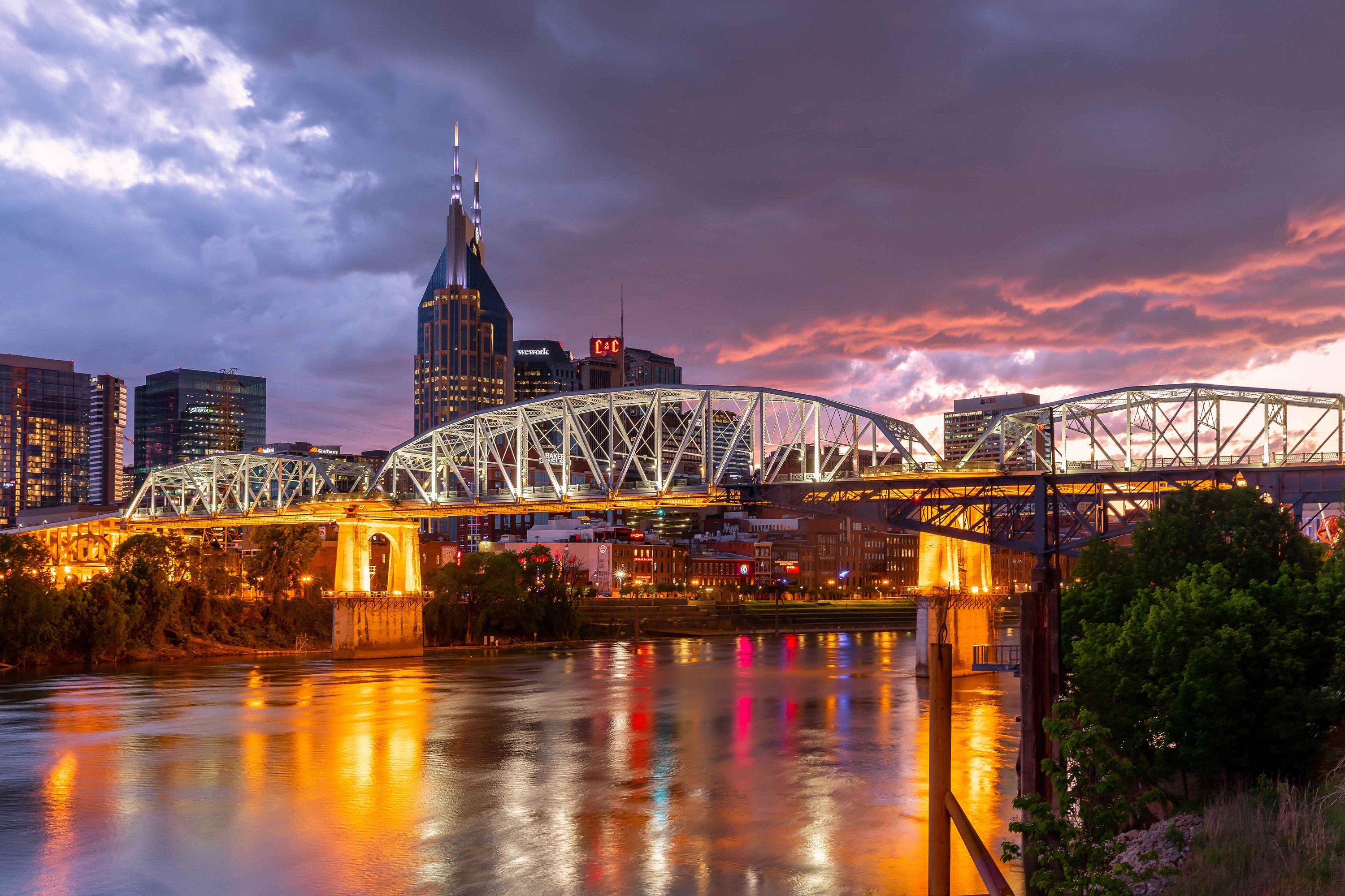 Shelby Street Pedestrian Bridge