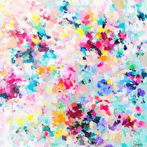 Pallet Knife Art, Original Textured, Modern Abstract Painting, Large Canvas Acrylics, Perfect Home Office Wall Decor, Beautiful colors