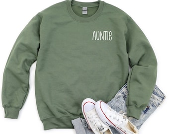 Sudadera personalizada para tía y tío, sudadera para tía, sudadera para tío, regalo para tía, regalo para tío, regalo para tía primeriza, regalo para tío nuevo, camiseta para tío