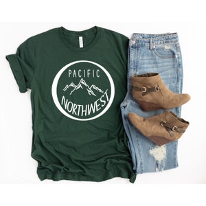 Pacific Northwest Shirt, PNW Shirt, Pac NW Shirt, Hiking Shirt, Outdoor Shirt, Oregon Shirt, Washington Shirt, Idaho Shirt, PNW Clothing