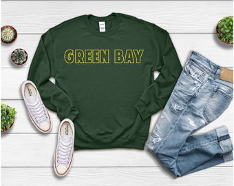 Green Bay sweatshirt, Green Bay Shirt, Green Bay Wisconsin Sweatshirt, Wisconsin Sweatshirt, Green Bay Gift, Wisconsin Gift