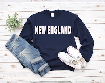 Sudadera de Nueva Inglaterra, sudadera de Nueva Inglaterra, Massachusetts, camiseta de Nueva Inglaterra, regalo de Nueva Inglaterra, camiseta de Massachusetts, regalo de Massachusetts