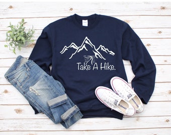 Moletom Take A Hike, Moletom para trilhas, Moletom para atividades ao ar livre, Camiseta Take A Hike, Noroeste Pacífico