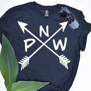 Pacific Northwest Shirt, PNW Shirt, PNW TShirt, Washington Shirt, Oregon Shirt, Idaho Shirt, Hiking Shirt, PNW Gift, Outdoor Shirt