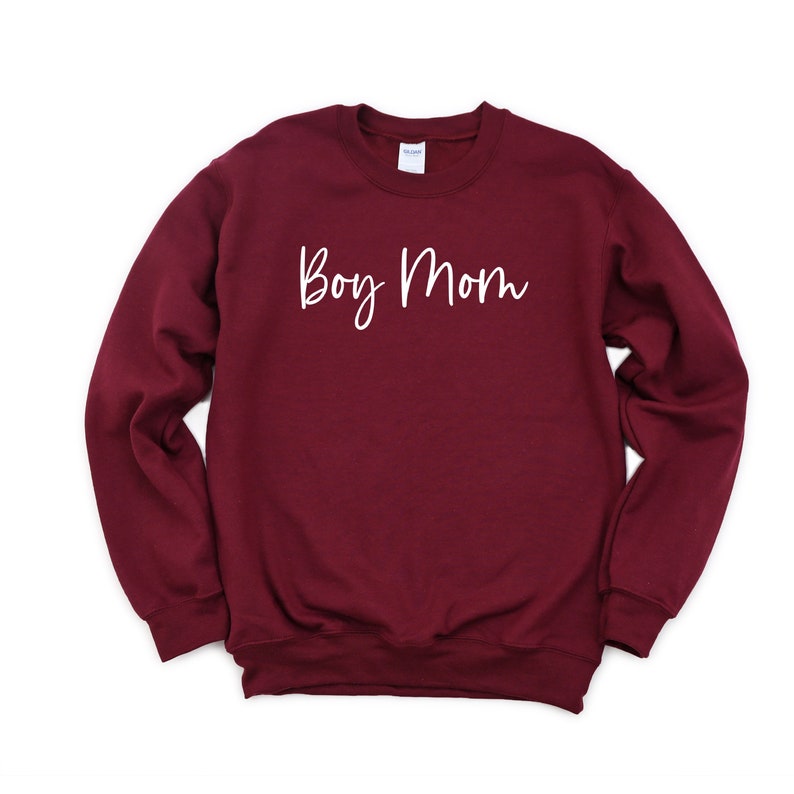 Boy Mom Sweatshirt Boy Mom Shirt New Mom Gift Mom Of Boys Etsy