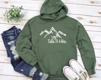 Take A Hike Womens Pullover Hoodie Long Sleeve Hooded Sweatshirts Take A Hike Womens Pullover Hoodie Long Sleeve Hooded Sweatshirts