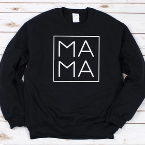Moletom Mama, Moletom Mama Crewneck, Presente para Mães, Moletom Mamãe