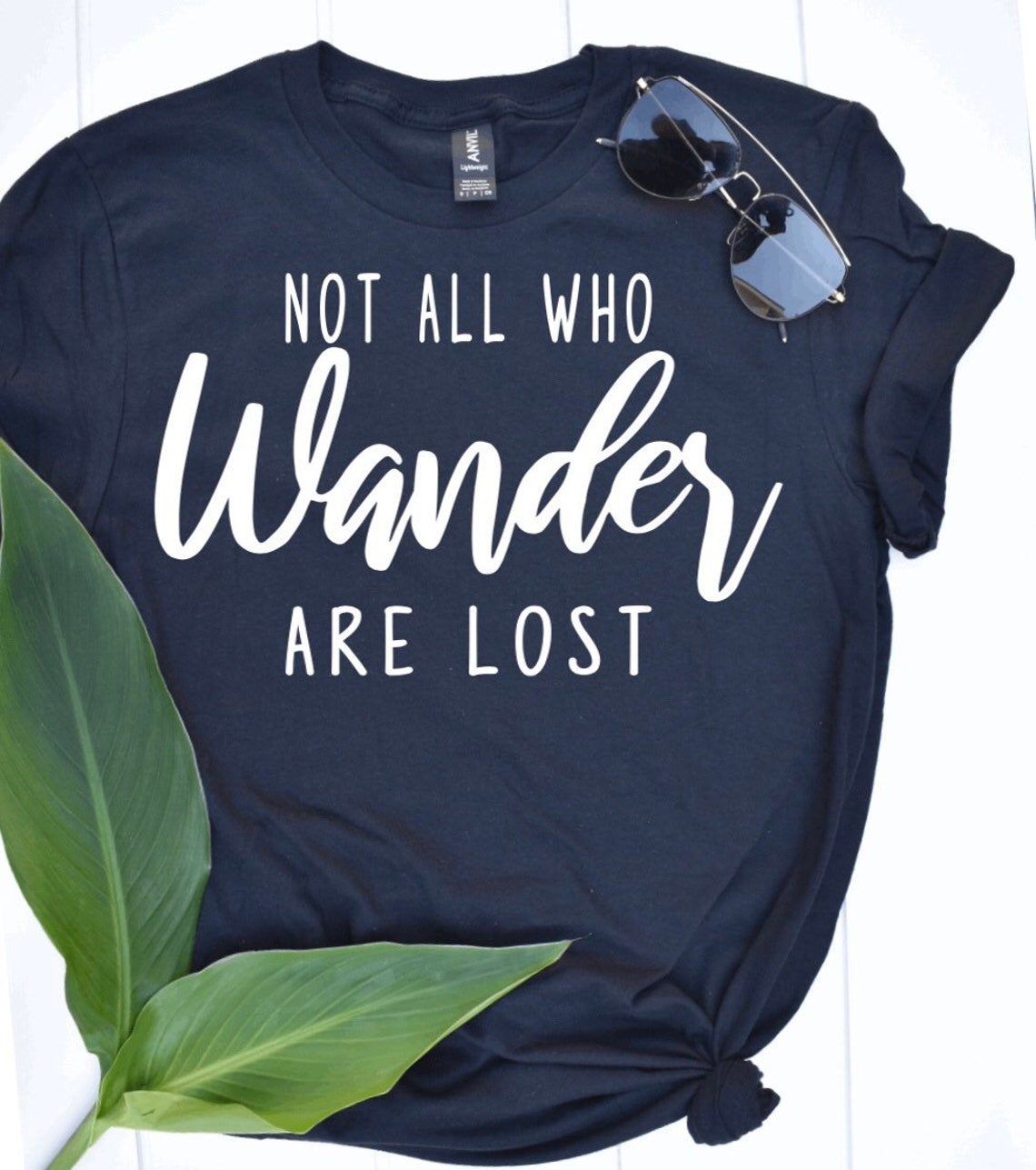 Wander T-Shirt Not All Who Wander Are Lost Shirt Hiking | Etsy