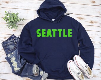 Seattle Sweatshirt, Seattle Shirt, Seattle Hoodie, Seattle Hooded Sweatshirt, Washington Sweatshirt, Washington Shirt, Seattle Gift