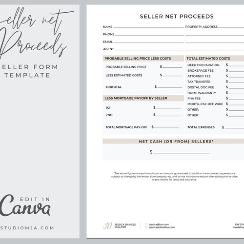 Real Estate Agent Template Buyer Profile Questionnaire Form - Etsy