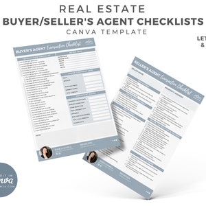 Sellers Agent Transaction Checklist, Real Estate Marketing, Real Estate Flyer, Buyers Agent Checklist, Real Estate Printable