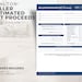 Real Estate Sellers Estimated Net Proceeds Sheet, Real Estate Marketing ...