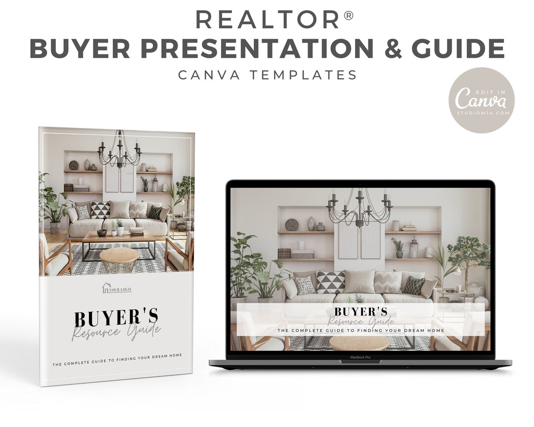 Real Estate Buyer Presentation, Buyer Packet, Real Estate Marketing ...