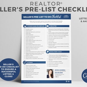 Real Estate Seller Guide, Realtor Template, Real Estate Marketing, Realtor Listing Presentation, Realtor Tools, Editable Canva, Printable,