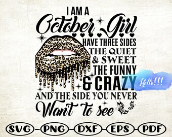 Download Svg October Birthday Etsy