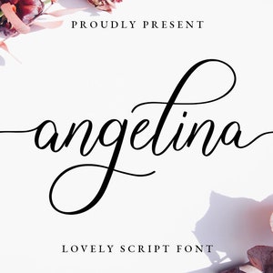 Angelina - Lovely Script Font