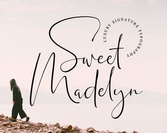 Sweet Madelyn - A Fashionable and Luxury Handwriting Script Font