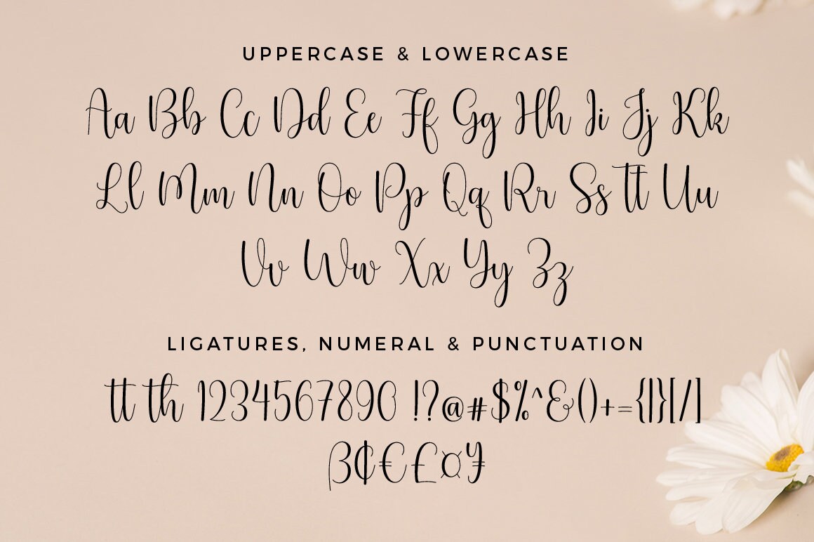 Fabulous Lovely Script Font Romantic Font Hand Lettering - Etsy