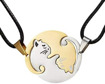 CAT EARS Necklace Alloy Necklace Chain Alloy Cute Kitten Lover Gift Pet UK 3for2 CAT EARS Necklace Alloy Necklace Chain Alloy Cute Kitten Lover Gift Pet UK 3for2