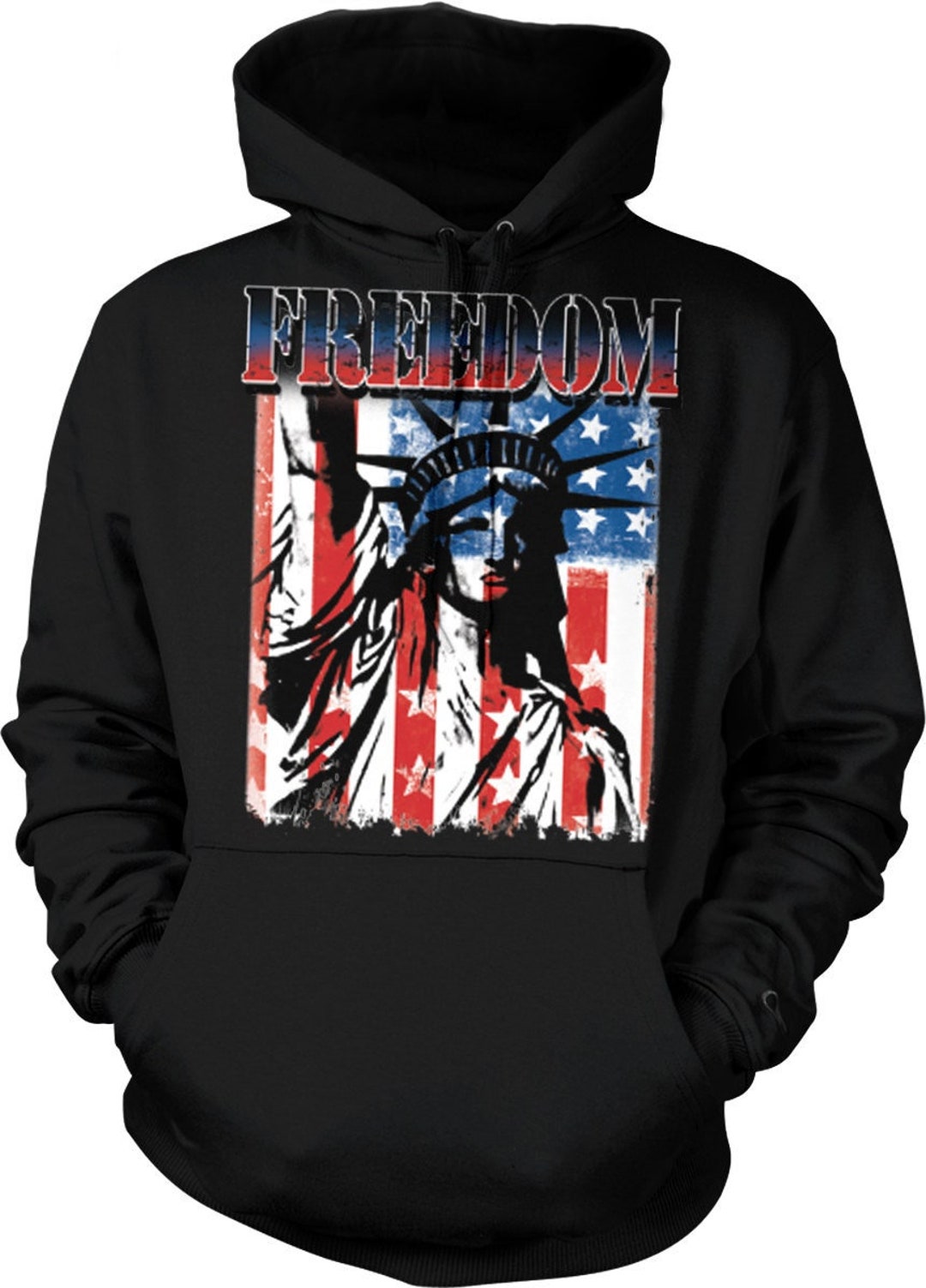 Freedom, Statue of Liberty, July 4th, USA Hooded Sweatshirt, HOOD_00454 ...