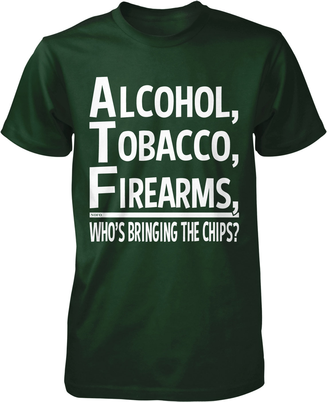 ATF, Alcohol Tobacco Firearms, Who's Bringing the Chips Men's T-shirt,  HOOD_00781