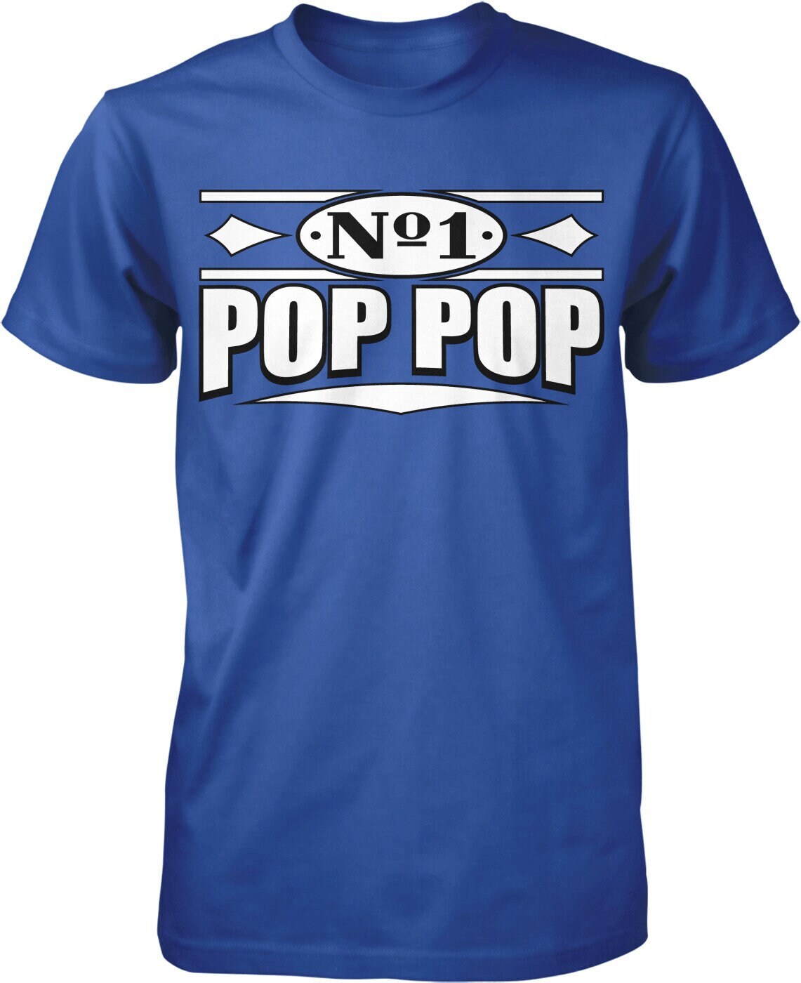 No. 1 Pop Pop, #1 Poppop, Father's Day Men's T-shirt, HOOD_00253